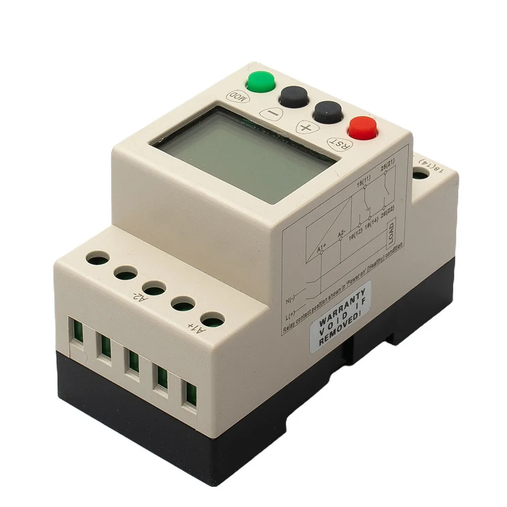 SVR1000 AD48 AD220 AC DC 24V-48V Over Voltage Under Voltage Protection Relay For Motor Guard With LCD Display For Industrial