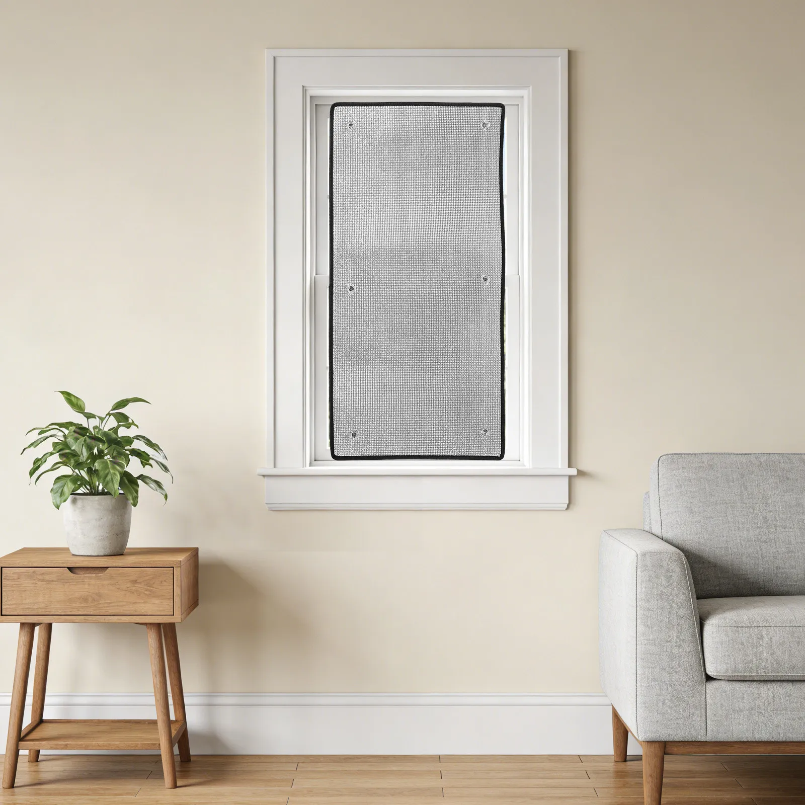 Cooling Privacy Window Film Blackout 50x100cm Black Heat Reflecting Sun Protection Window Foil Thermal Insulation Uv Blocking view 5
