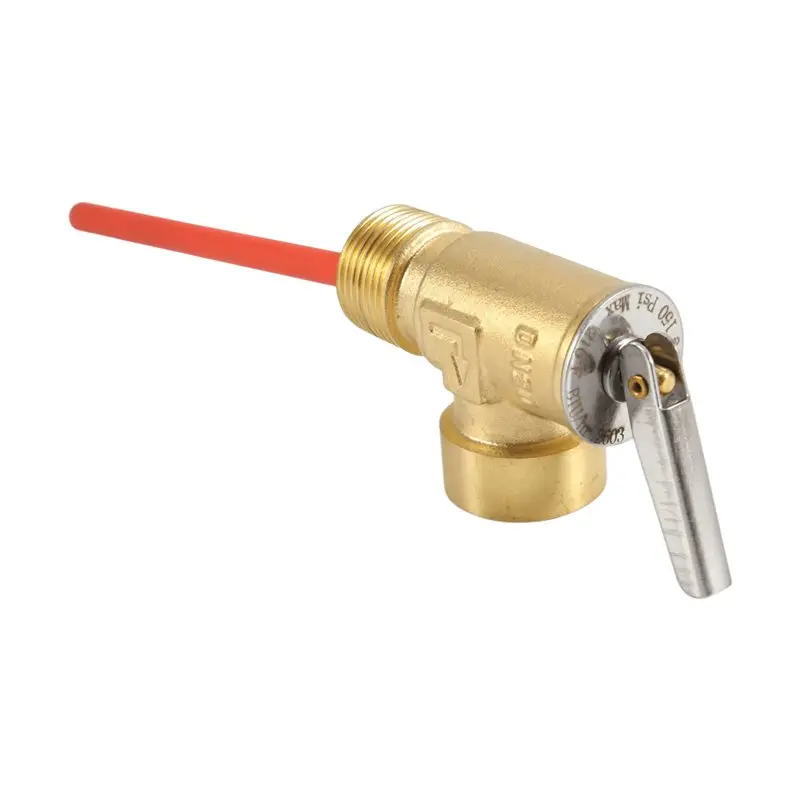 NEW HOT In Stock-RV Water Heater Relief Valve, 210°F Pressure Relief Valve For Hot Water Tanks With Extended Probe With 3/4