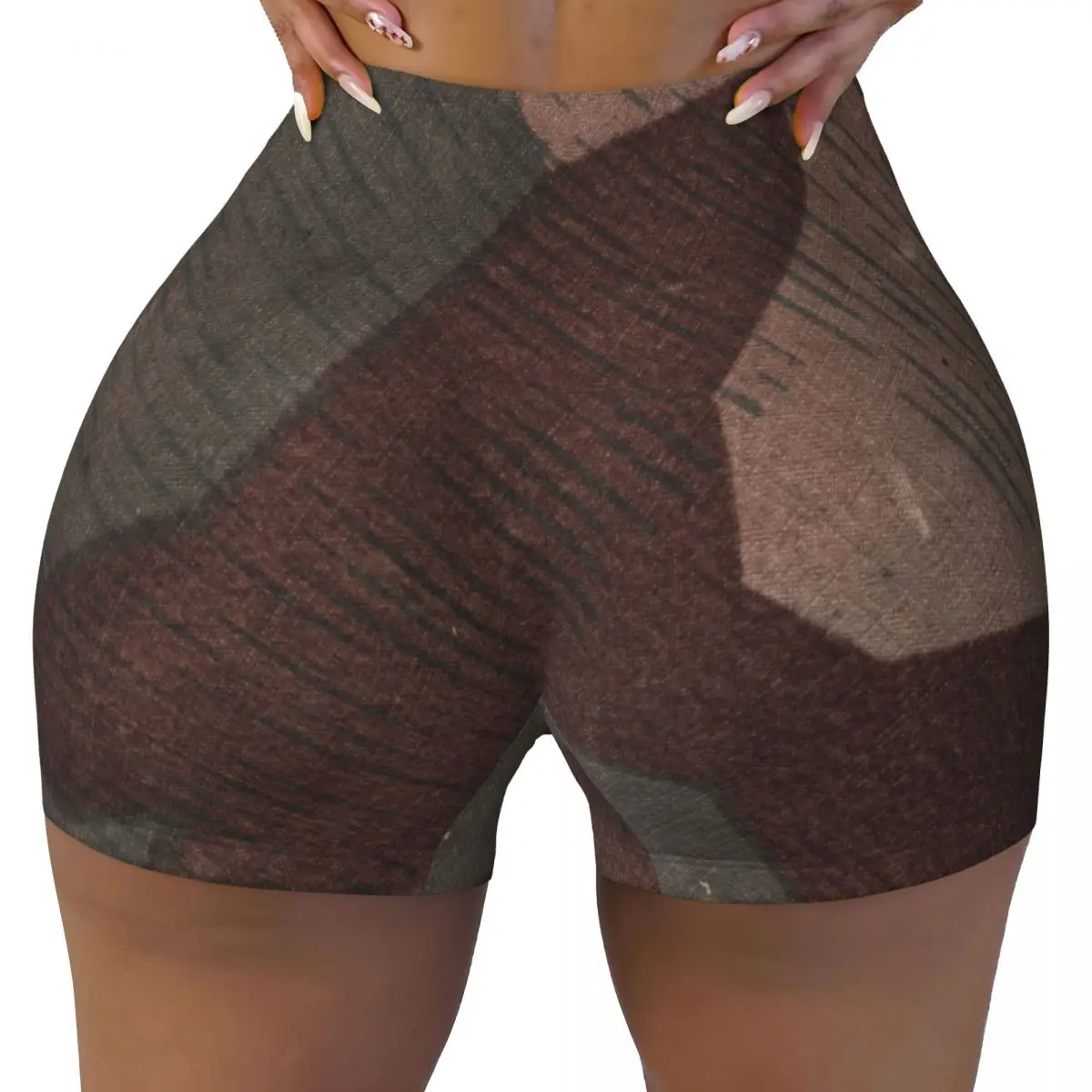 

Custom Splintertarn German Military Camouflage Workout Volleyball Biker Shorts for Women Army Tactical Camo Gym Yoga Shorts