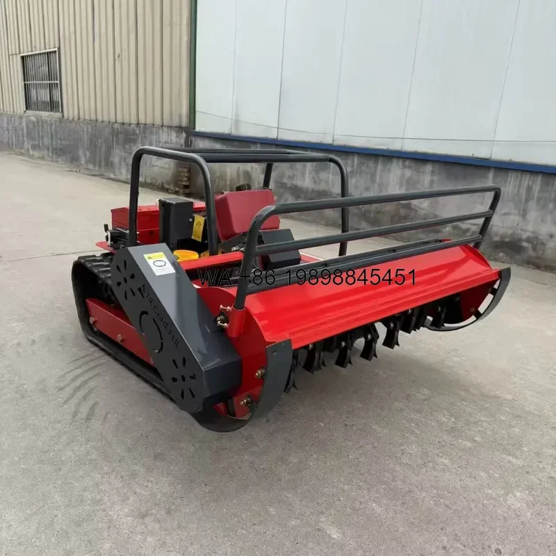 Wmwmnu Control Crawler Lawn Mower Tracked Grass Cutter All Terrain Slope Mowing CE Certified for Farm