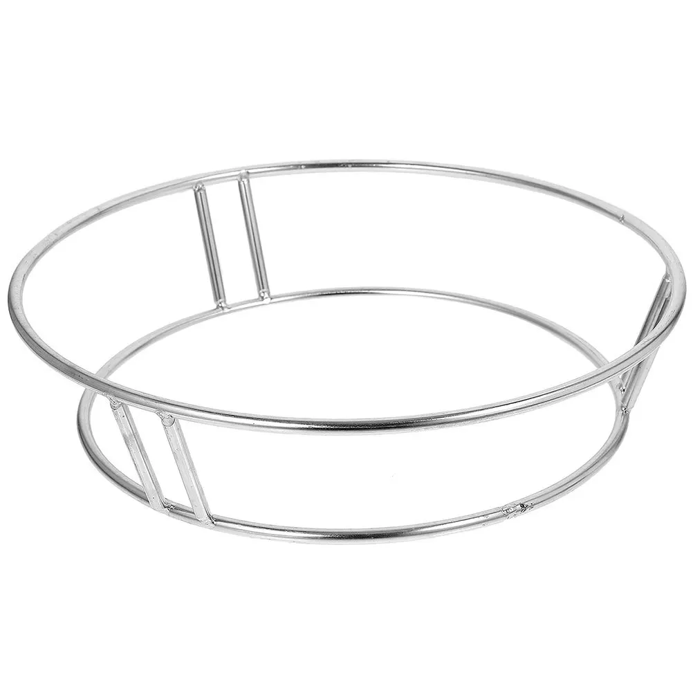 

Alipis Stainless Steel Wok Pot Rack Multi Functional Insulated Stand for Kitchen Storage Organization Silver