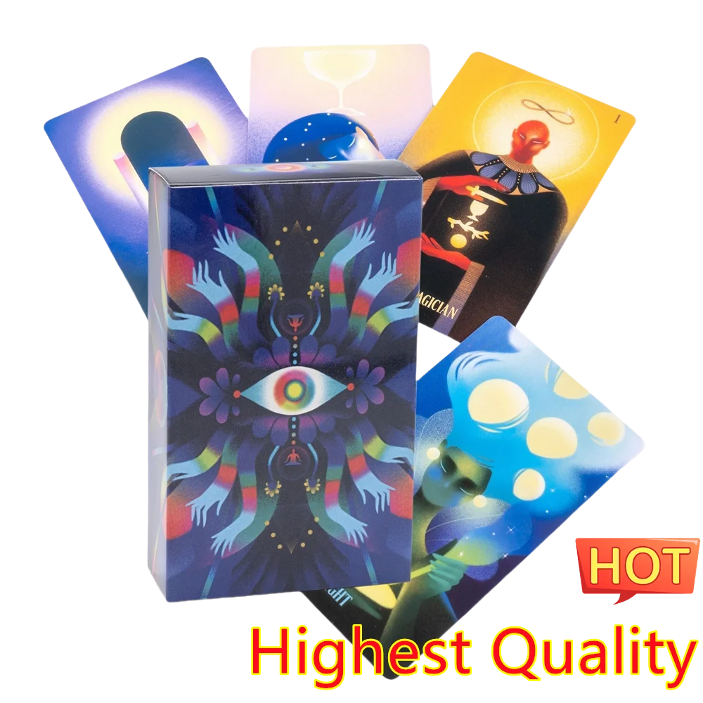 12X7cm Augury Dream Vision Tarot Deck Necromancer Decks Board Game Cards For Women Tarot Cards Oracle Cards