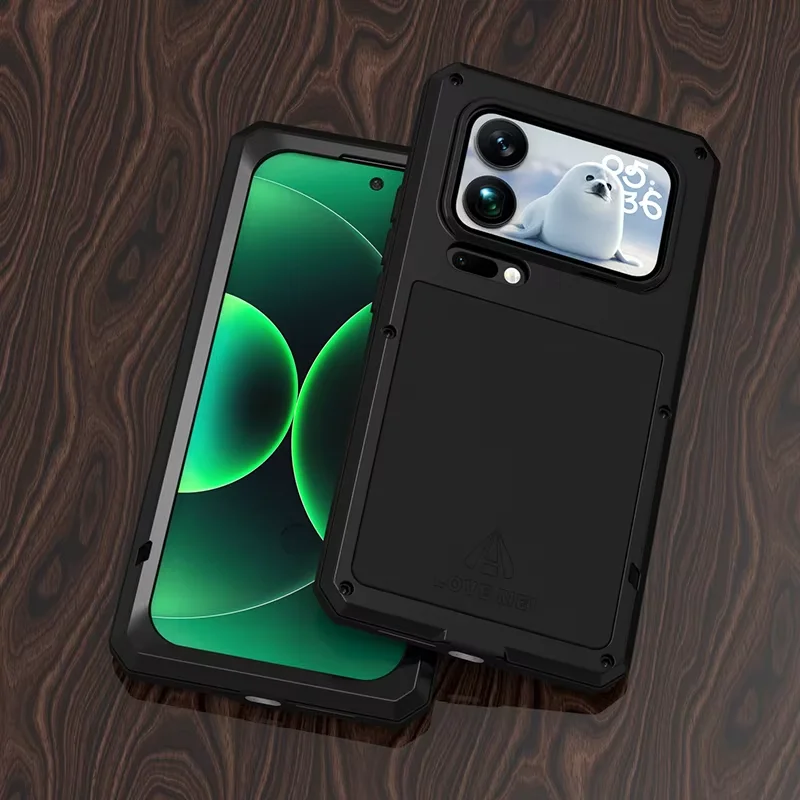 

Love Mei Phone Case for Xiaomi Mi 17 15 14 13 11 10 Pro Max Military Grade Metal Silicone Protective Shell Shockproof Dustproof