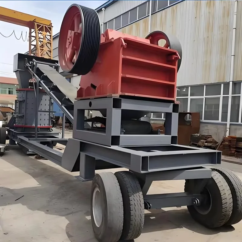High Capacity 15-20 TPH Mobile Box Crusher for Granite Sand Making Dual Power Diesel & Electric Rock Breaker Hammer Crusher