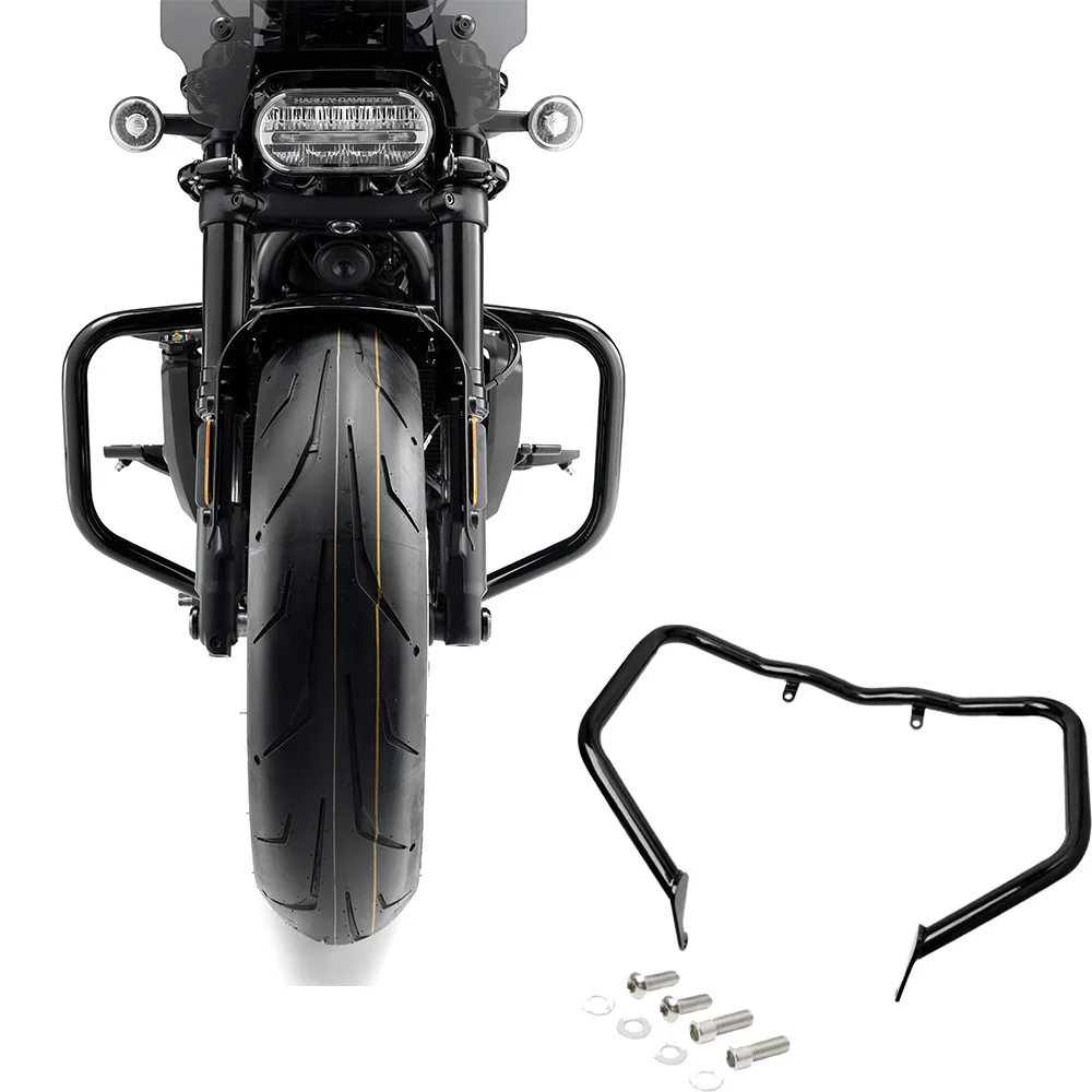 

Motorcycle Front Crash Bar Engine Guard Protector Pump for Harley Davidson Sportster S 1250