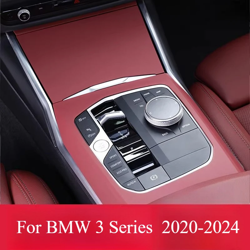 

Для BMW 3 серии 2020-2024: Декоративная накладка на центральную консоль (панель переключения передач) — аксессуары для модификации интерьера.