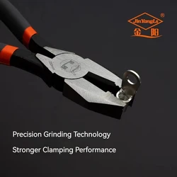 Multi-Purpose10-Inch Wire Pliers Sharp Large Opening Wire Strippers with Crimp Industrial Grade Hardware Hand Tools