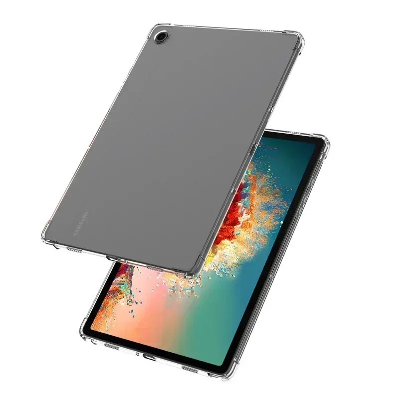 Étui en silicone pour Samsung Galaxy Tab A9 / A9 Plus 2023 A9 + SM-X210 X110 8.7 en effet 11 airbag transparent souple TPU couverture arrière de tablette