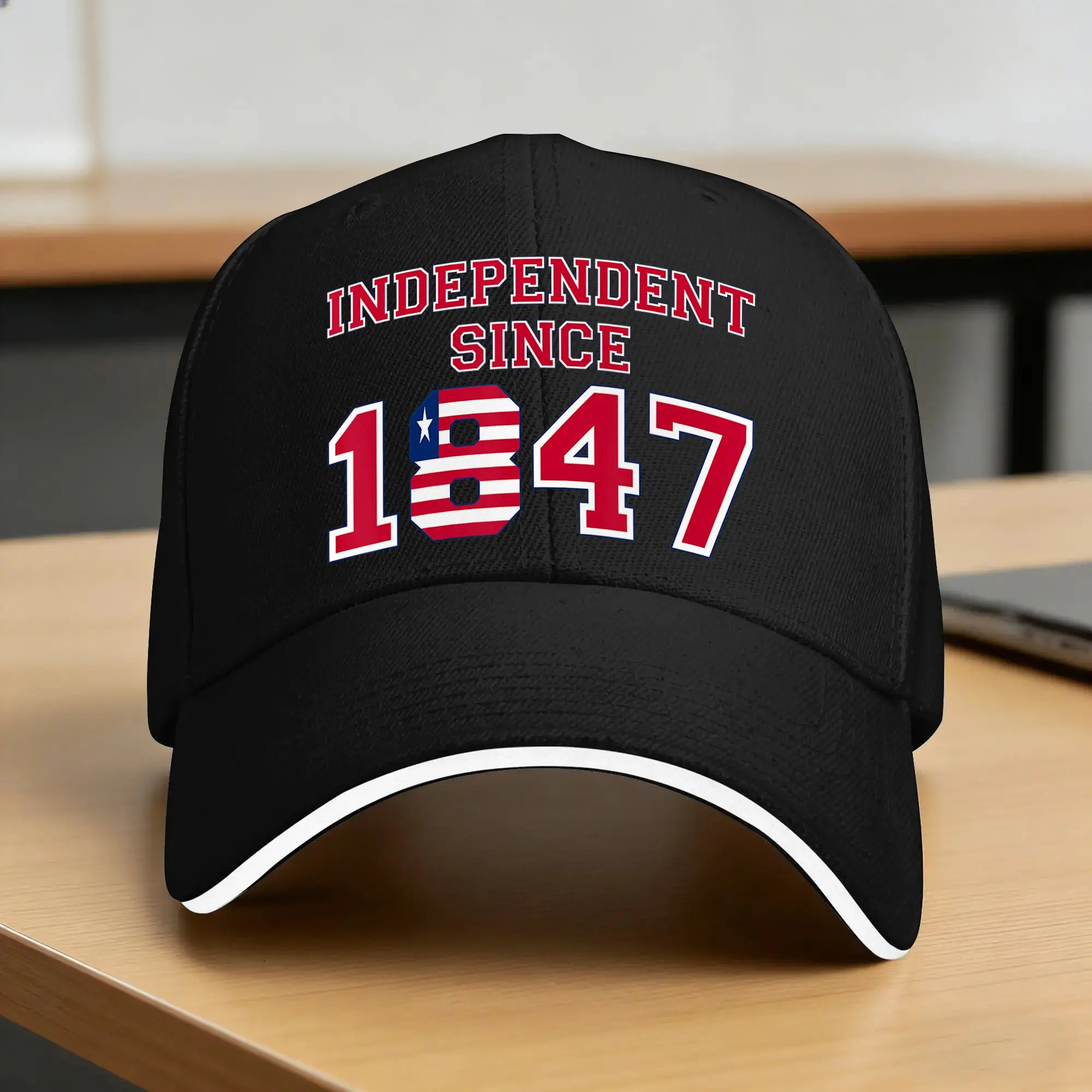 Liberia Independent Since 1847 Baseball Cap  Tennis Skate High Quality Trucker Hat Men Women y2k Cool Custom DIY Baseball Caps