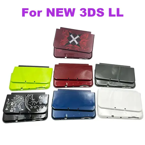 1set For New 3DS LL New 3DSXL Housing Shell Cover Case Replacement For New 3DS XL Top Back Cover Game Console Faceplate Case