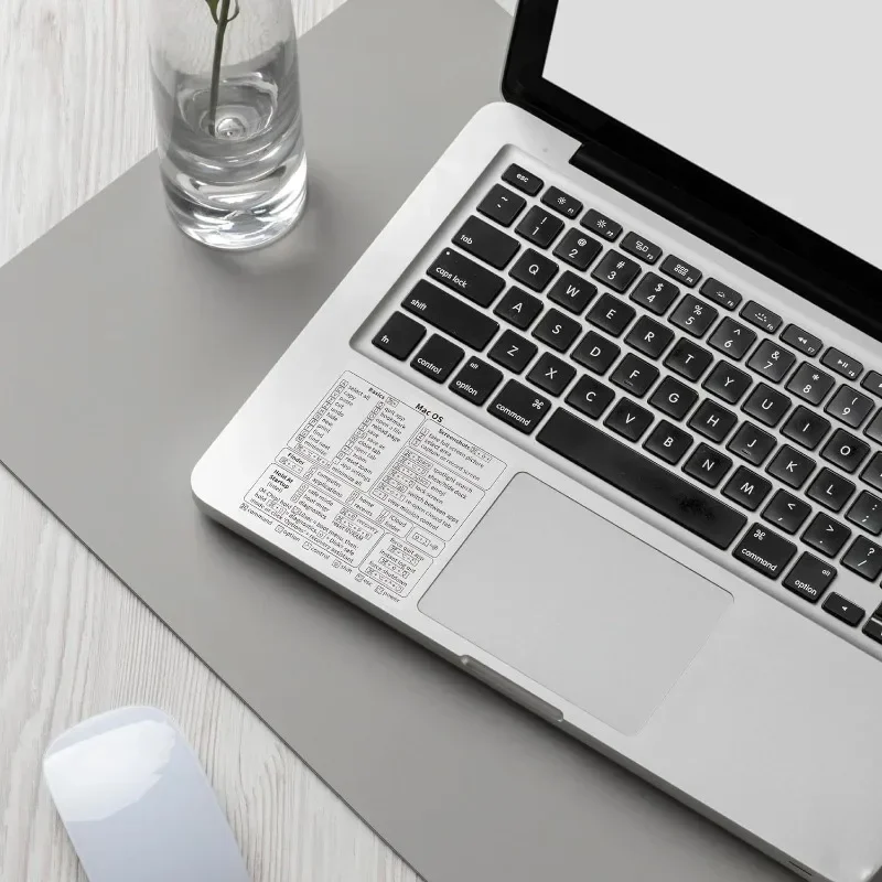 ملصقات اختصار لوحة المفاتيح لنظام التشغيل Mac Windows، ملصقات واضحة للكمبيوتر المحمول، ملصق واقٍ للملاحة السريعة
