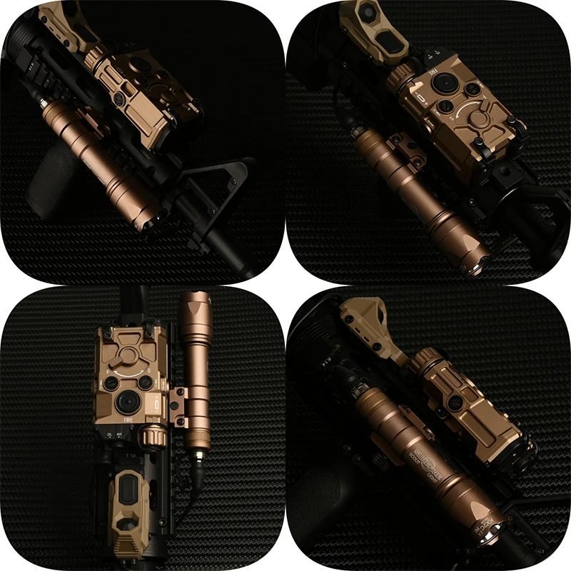 

OGL DBAL NGAL PEQ Metal Laser Red Dot IR Laser Surefir M600C M300A Flashlight Green AXON Switch Fit 20MM Picattiny Rail