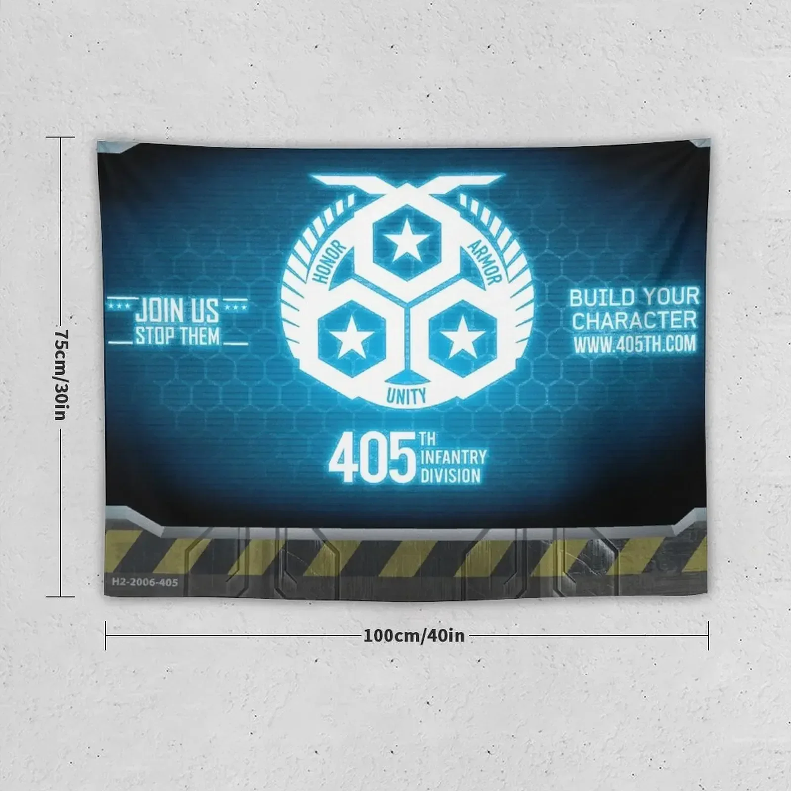 405th HUD Recruiting Tapestry Room Ornaments Room Decorations Wall Hanging Decor Tapestry