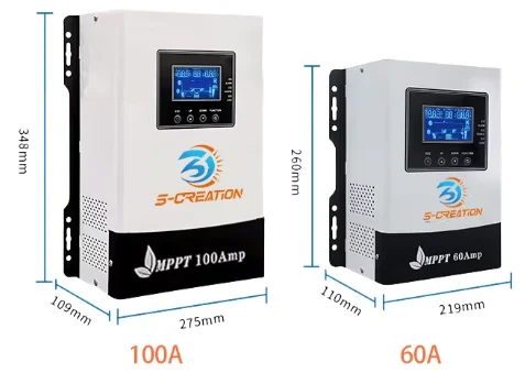 60W 80W 160W 12v 24v 10A 20A Smart Intelligent  MPPT PWM Solar Charge Controller for Solar Street Light