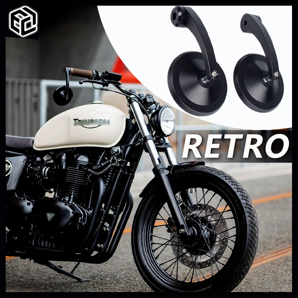 

Motorcycle Bar End Mirror For Triumph Scrambler 1200 XC XE 900 Bobber Bonneville T120 T100 Speed Twin Street Twin Speedmaster