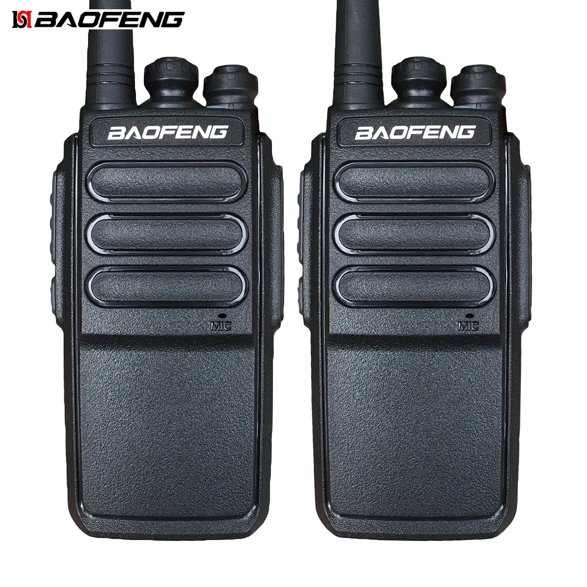 Baofeng-C3 Walkie Talkie com Presumto de Longo Alcance, Rádio Portátil, FM, Conjunto Sem Fio, Rádio Amador em Dois Sentidos, UHF, VHF para Caça, 5W, 2Pcs