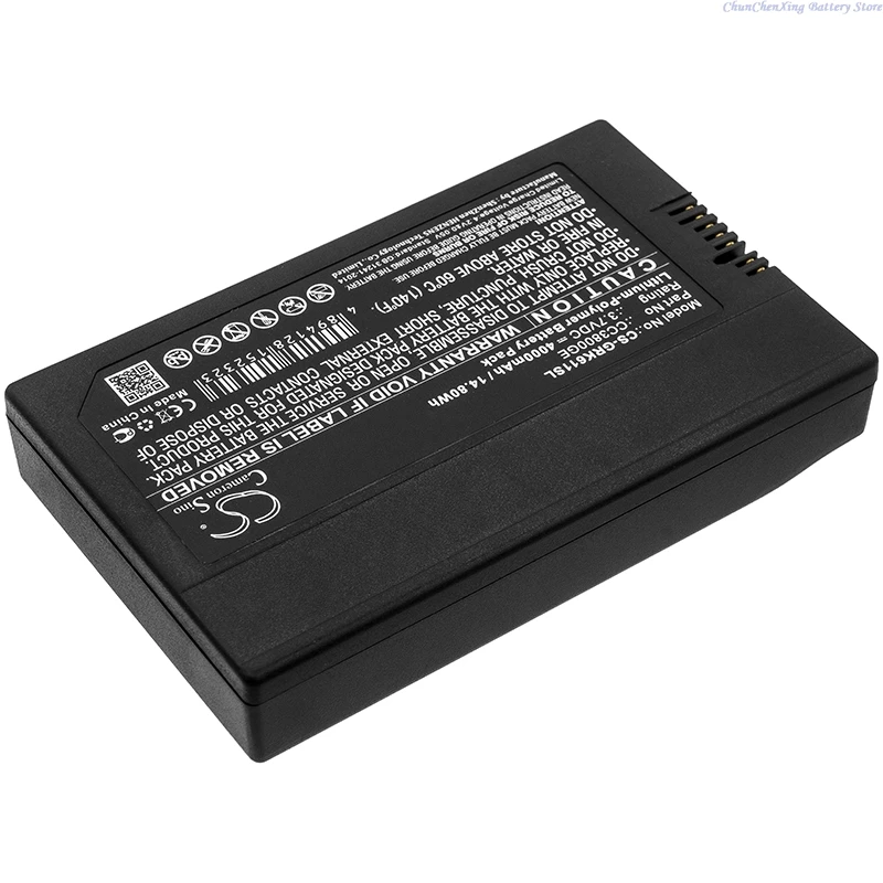 Batteria CC3800GE da 3,7 V 4000 mAh per GE Druck DPI 611, DPI 612, DPI 612 Flex, DPI611 DPI612 + TOOL