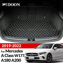Car Trunk Mat For Mercedes Benz A Class W177 A180 A200 A200 A220 2019-2022 Custom Car Accessories Auto Interior Decoration