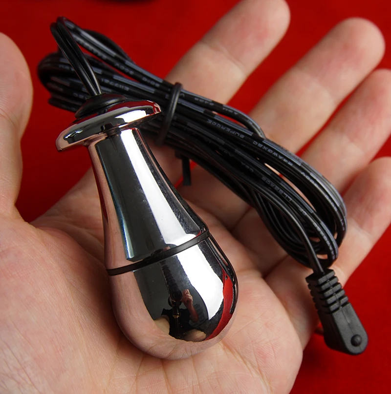 Bi-polar Estim Butt Plug,Electro BDSM Egg Vaginal Ball,Electric Sex Prostate Massage Anal Plugs,Electrosex Electroshock E-stim