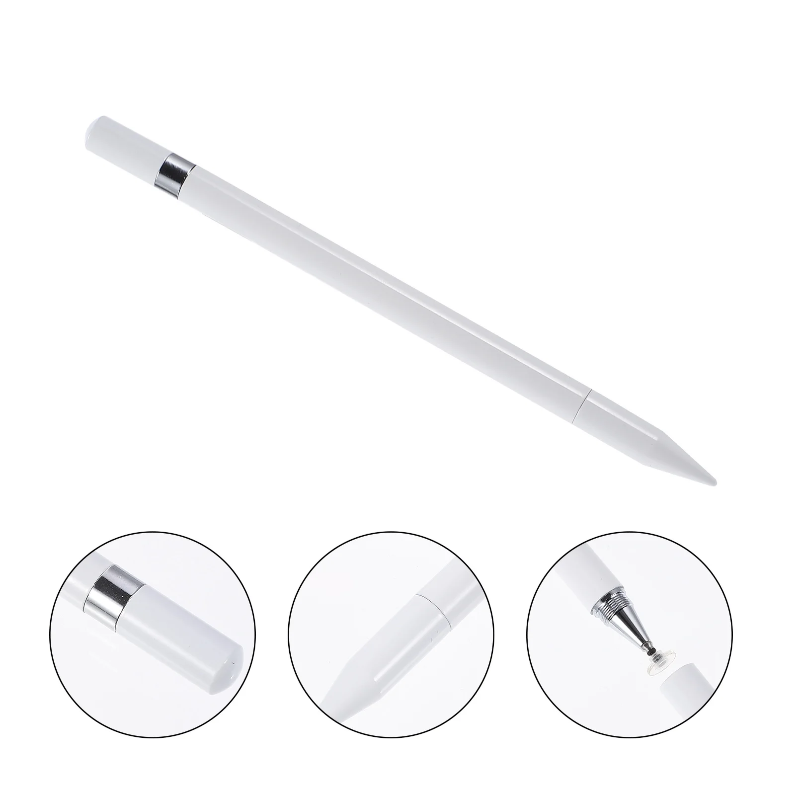 

1 pc High Precision Capacitive Stylus Pen Transparent Disc Nib Smooth Touch Screen Writing Drawing Tool For Anti-Scratch