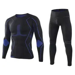 Set di biancheria intima tattica sportiva da uomo intimo invernale caldo camicia lunga abbigliamento traspirante ad asciugatura rapida abbigliamento sportivo traspirante