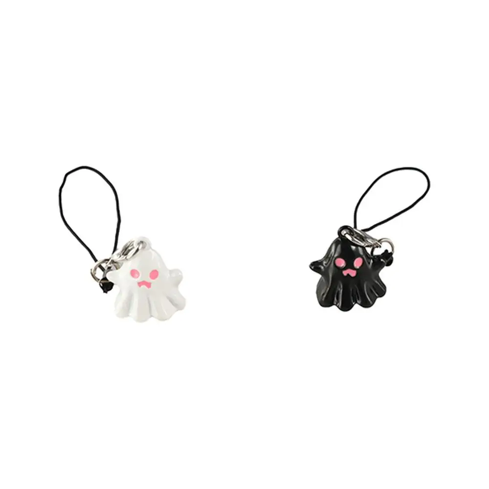 Phone Accessories Spooky Ghost Phone Charms Pendant Halloween Phone Lanyard Kawaii Cartoon Y2K Phone Strap Women Girls