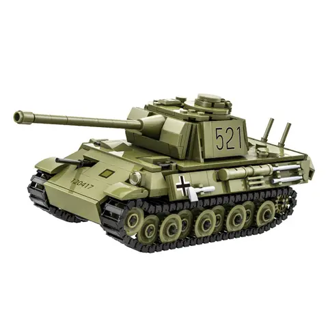WW2 군사 군인 세계 대전 2 Panzerkampfwagen V Panther 탱크 모델 MOC DIY 빌딩 블록, 어린이용 벽돌 장난감