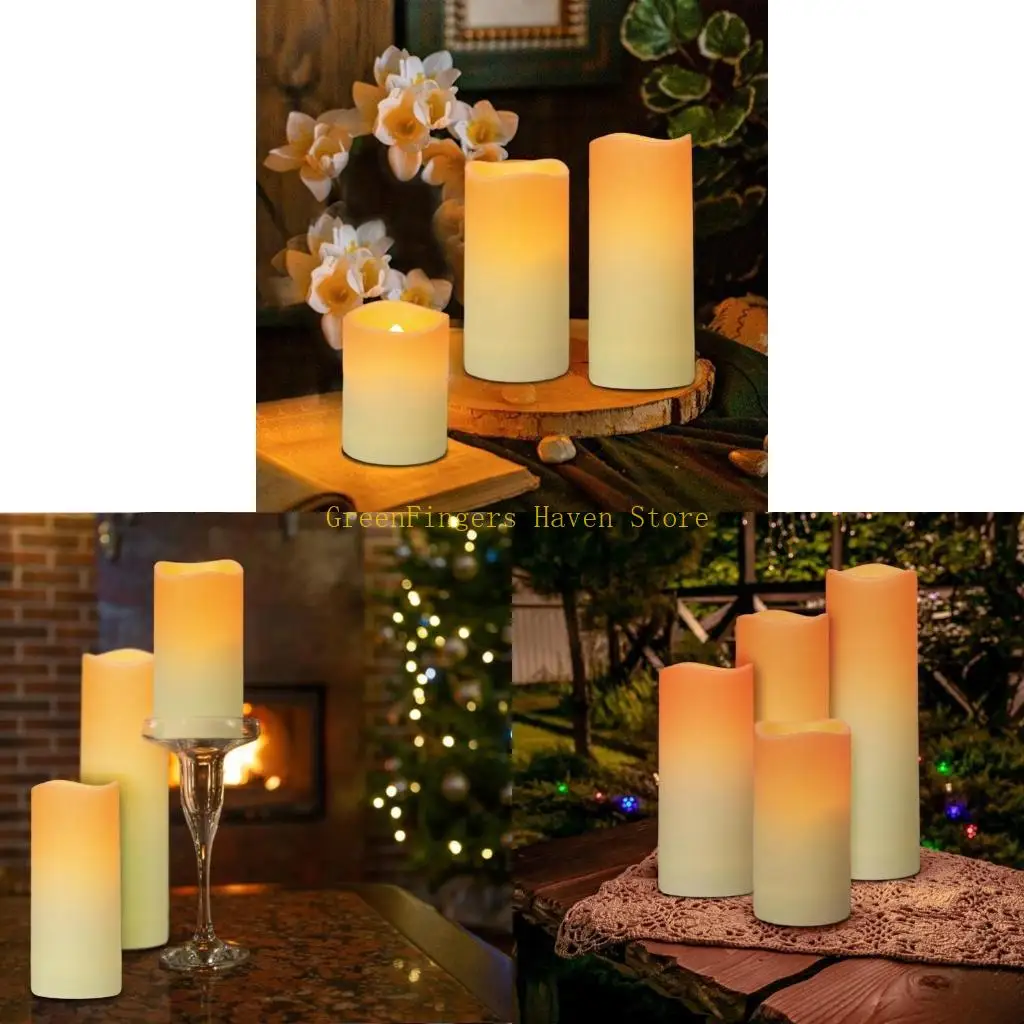 

F68D 8Pcs Lights Flameless Lamp for Home/Birthday/Wedding
