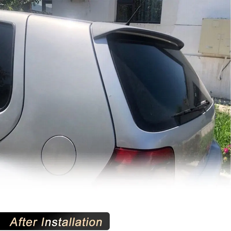 PU Gray Rear Roof Spoiler for Volkswagen VW Golf 4 IV MK4 Standard 1998-2004 Car Racing Rear Spoiler Roof Wing Window Trim