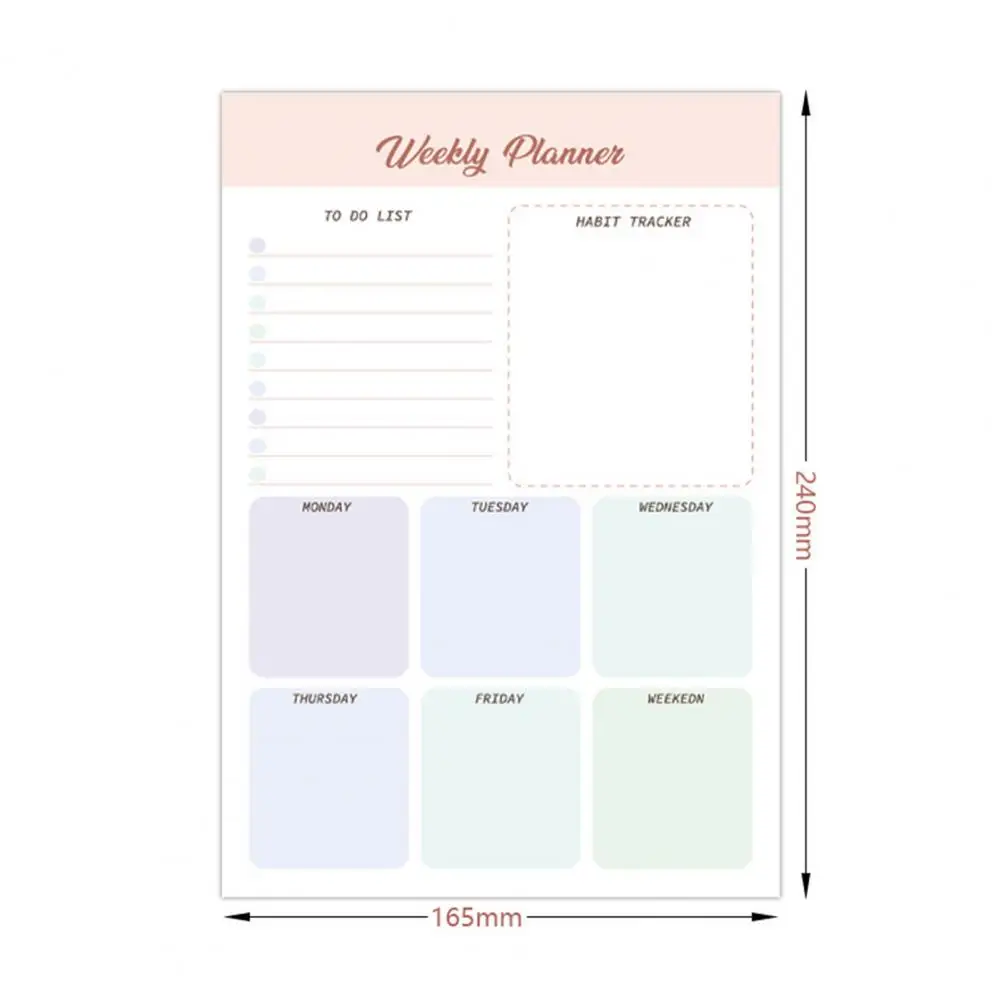 Meal Planning Pad Nutritious Meal Planner Effortless Meal Planning Notebook for Balanced Diet Shopping List Organization Weekly