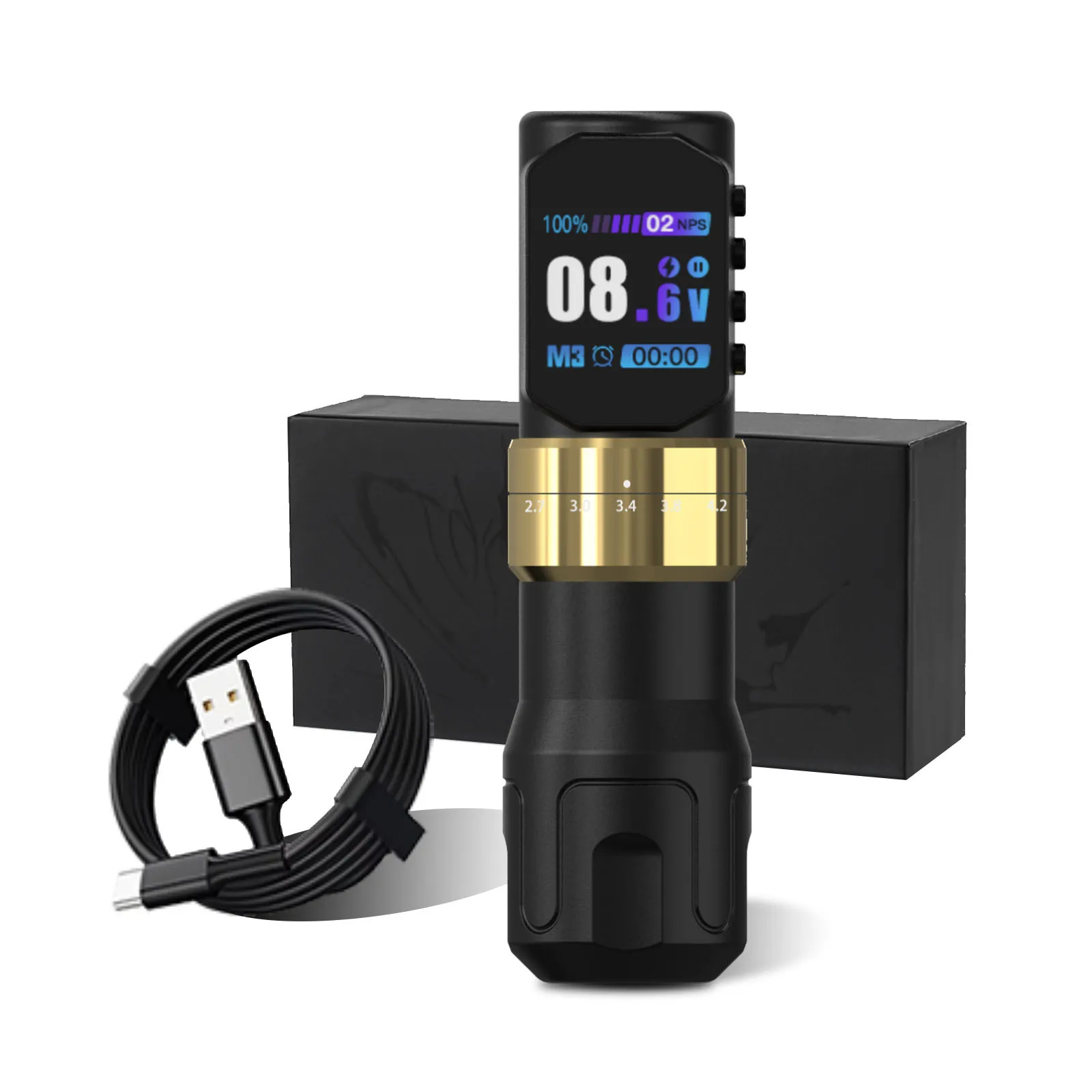 

Audersigt Wireless Tattoo Machine 2000mAh Battery Tattoo Pen Tattoo Machine Permanent Makeup Machines Tattoo Supplies