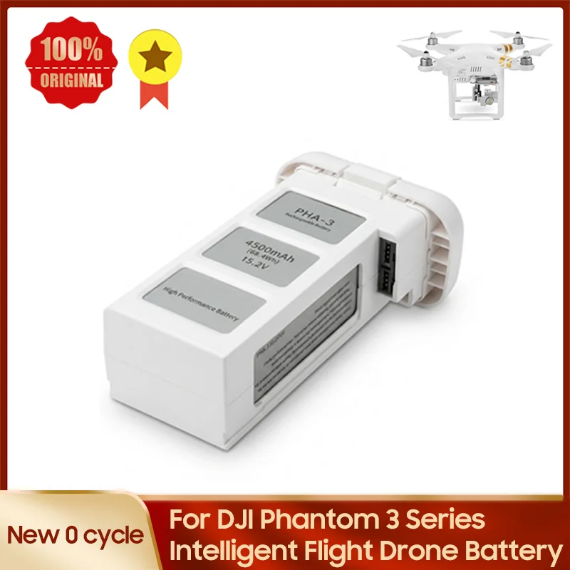 0-Cycle Battery For DJI Phantom 3 Series 3 Advanced Phantom 3A 3P 3S 3SE Intelligent Flying Drone Replacement Batteries 4500mAh