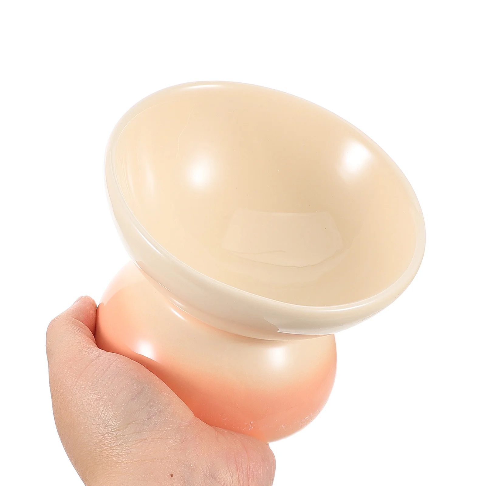 

Ceramic Cat Feeding Bowl Tilted Design Stable Base for Dry Wet Food Water Indoor Pets Ceramic Dishes Elegant Style