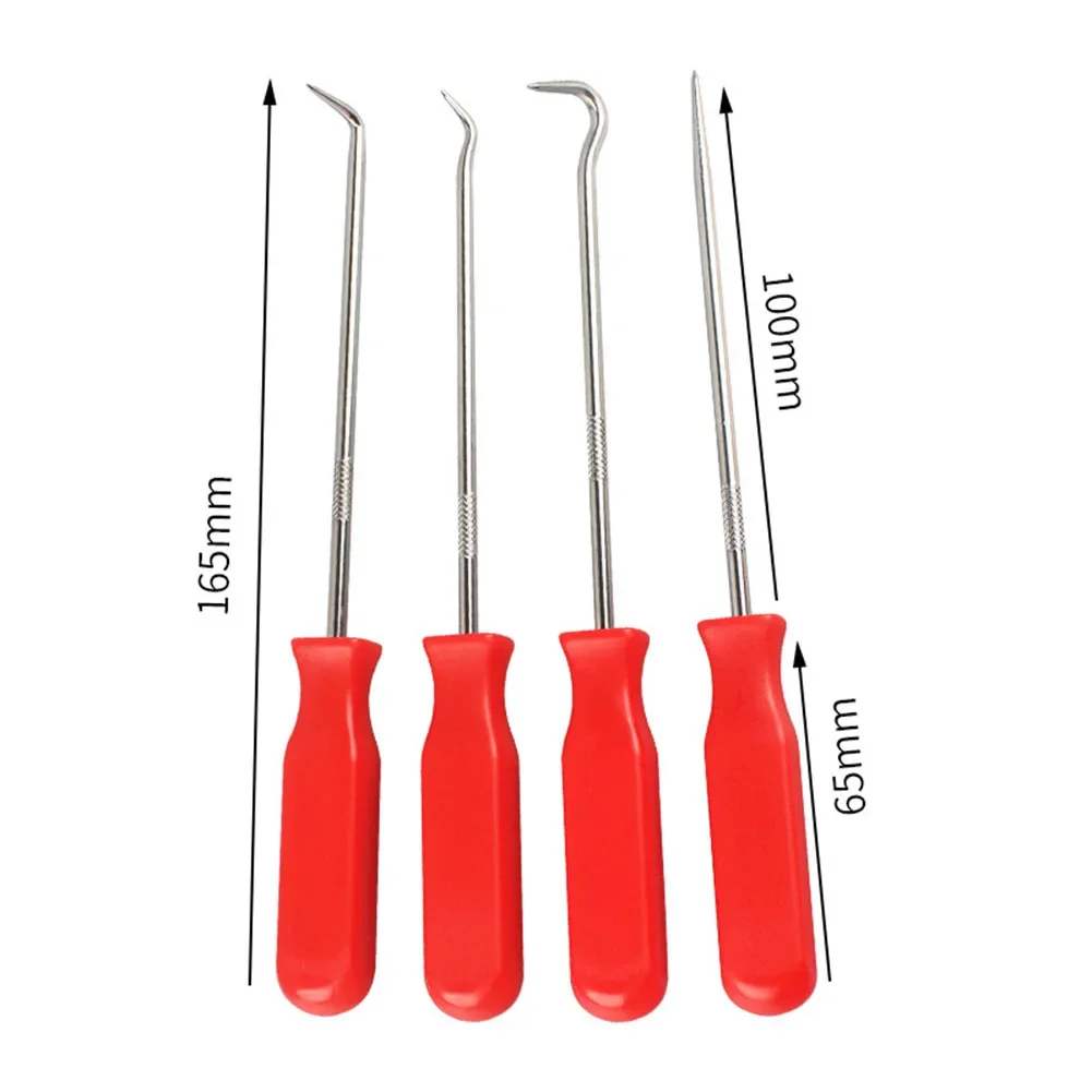 

4 шт., набор автомобильных киек и крючков, уплотнительное кольцо, съемник сальника, съемник прокладок, ремесленный ручной инструмент для автомобиля, автозапчасти для авто разборки