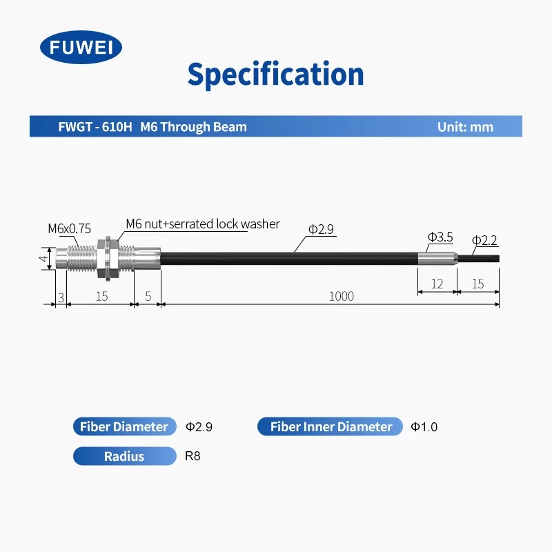 Рисунок 5 - FUWEI FWGT-610H Зонд 200-градусный