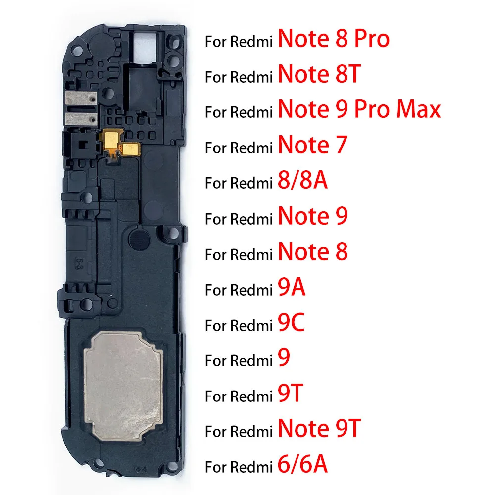 

New Loudspeaker For Xiaomi Redmi 10A 10C 10 9T 9A 9C Note 7 8 8T 9 Pro Max 9S LouderSpeaker Replacement Buzzer Ringer Flex Cable