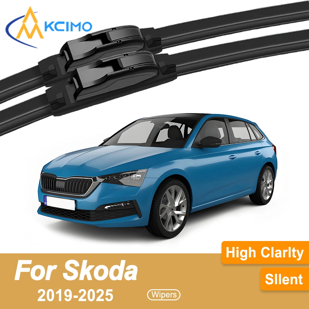 

Crystal Clear Driving 2PCS Windshield Wiper Blades for Skoda Skoda Scala 2019-2025 All-Weather Reliability Durable & Safe