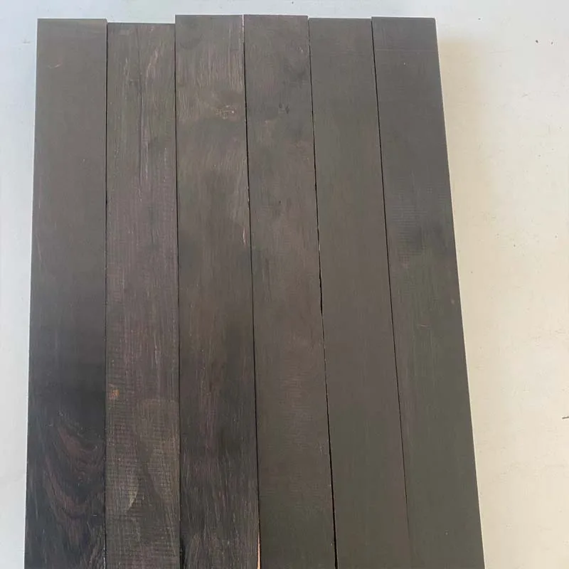 African Ebony Hardwood Log Blanks Black Ebony Lumber for Bracelet Beads Handle Scales Figurine DIY Hand Carving Raw Wood 