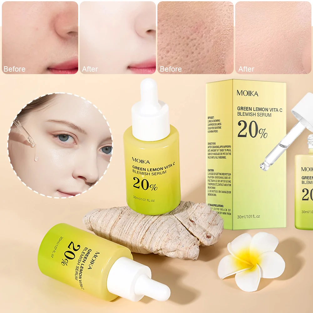 Essência Facial Anti-Oxidação com Vitamina C 30ml, Reduz a Opacidade e Uniformiza o Tom da Pele, Sérum Nutritivo para Cuidados com a Pele