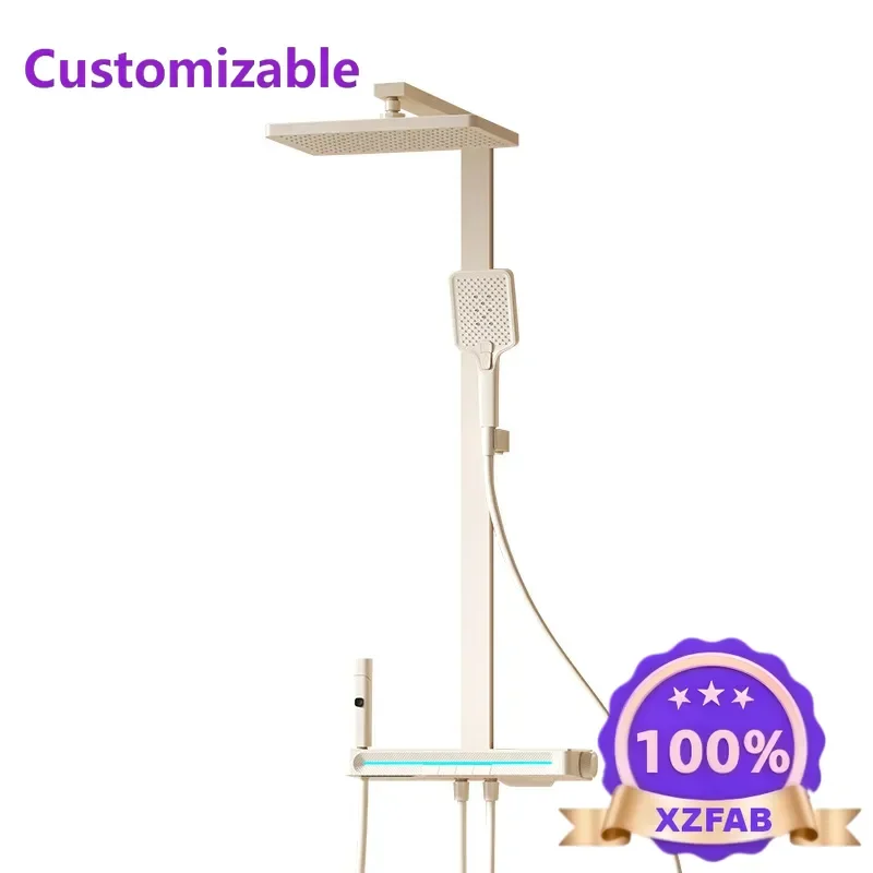 Factory Direct 2026 Thermostatic shower shower set, a complete set of household bathroom