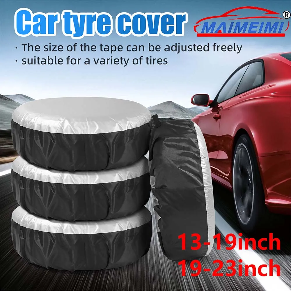 

Универсальный чехол для запасного колеса, водонепроницаемый, устойчивый к УФ-излучению и погодным условиям, для колес 13-19/19-23 дюймов, автомобильные аксессуары для шин