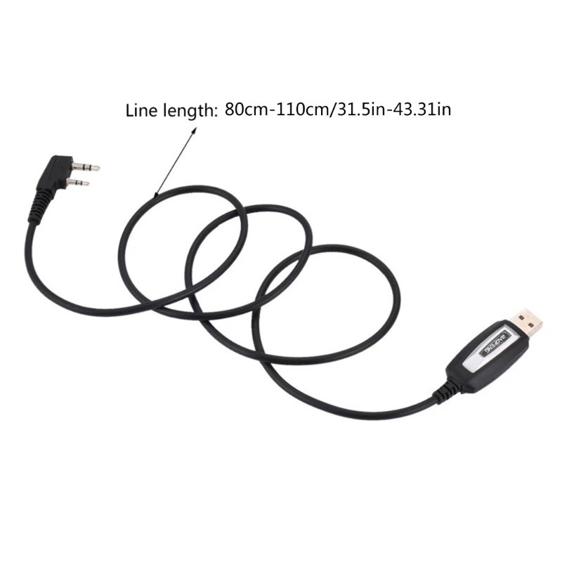 E9LB USB Programming Cable for Baofeng UV-5R / BF-888S Walkie Talkie Waterproof USB Programming Cable