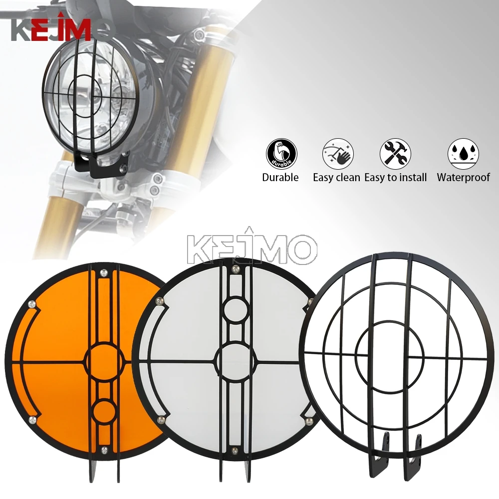 Accessories Headlight For BMW R1200 NINE-T RNineT Scrambler Urban Pure RACER R 1200 Motorcycle Headlight Protection Guard Cover