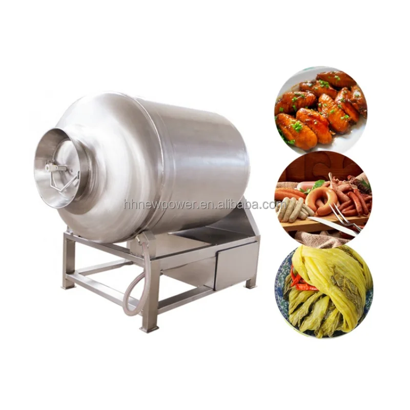 500L vacuum tumbling marinator salt beef meat massage tumbler blender mixer for meat processing