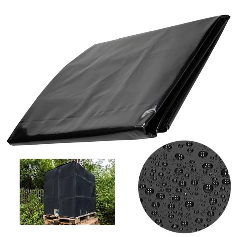 1000L IBC Container Tote Cover Outdoor Rain Water for Tank Waterproof Sunshade