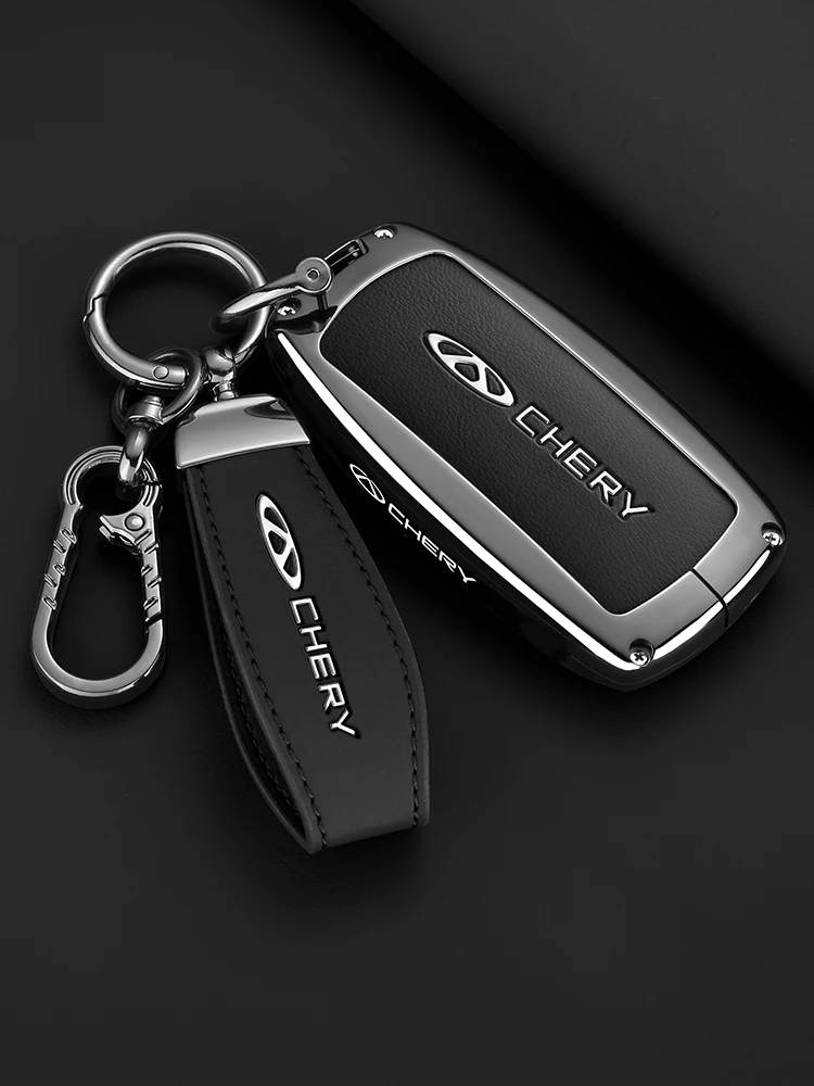 Autoschlüsselhülle für Chery Tiggo 7 8 Pro Max Schlüsselanhänger-Schutz aus Zinklegierung Tiggo 4 Pro 5X Stoßfest Arrizo 5 8 9 Autozubehör – Detail 4