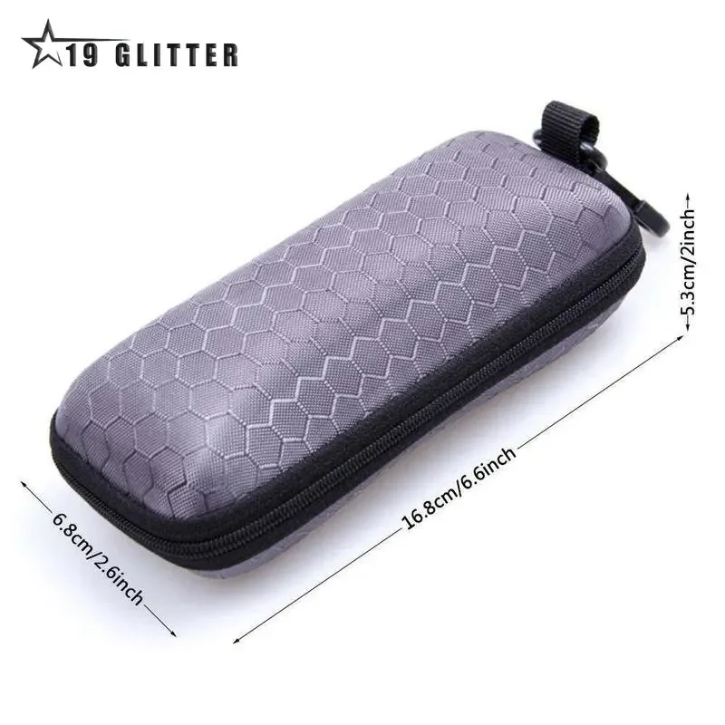 New Glasses Storage Box Eyewear Cases Cover Sunglasses Case For Women Glasses Box With Lanyard Zipper Eyeglass Cases For Men