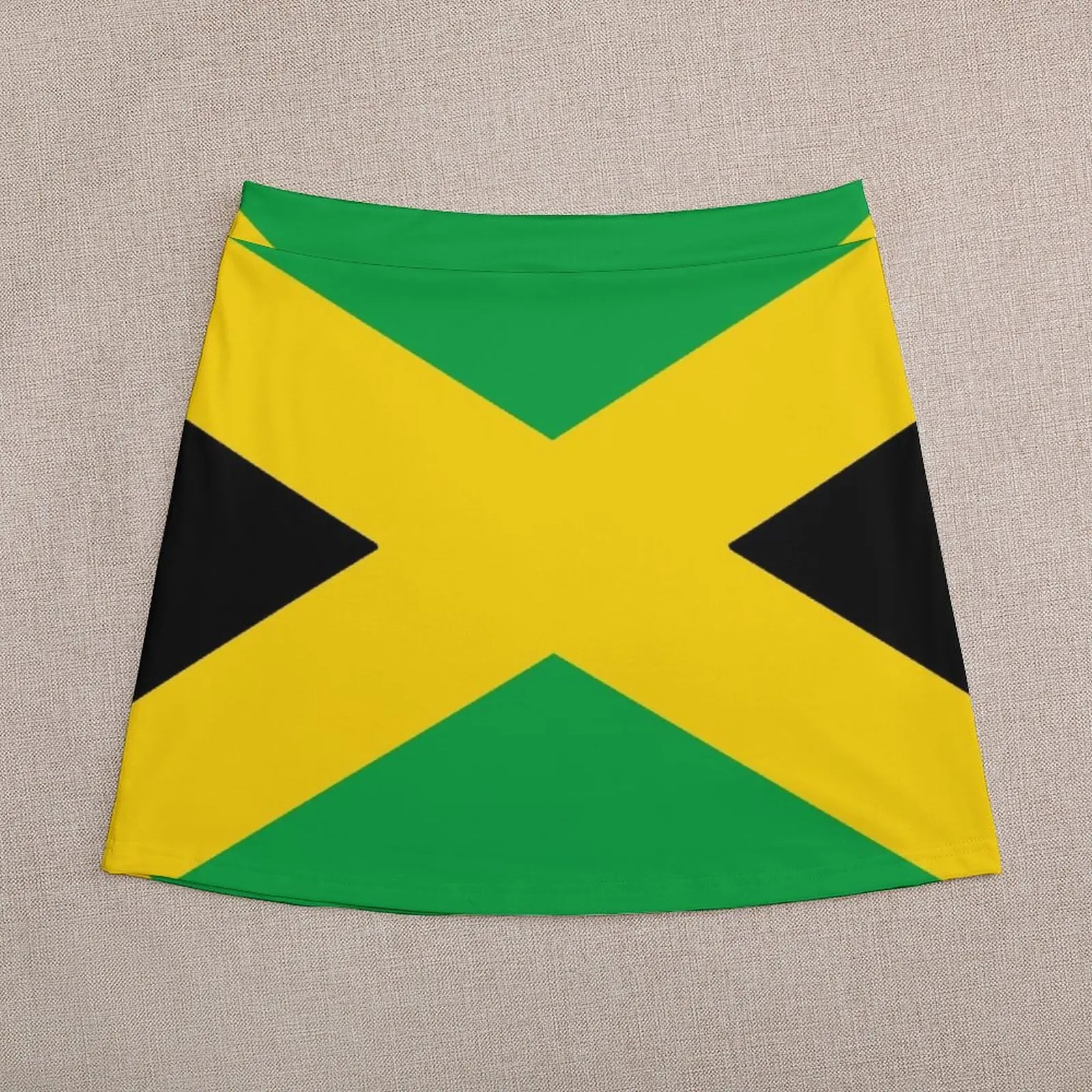 Mini jupe horizontale Jamaica Colors pour femmes, jupes pour femmes, vêtements de pharmacien