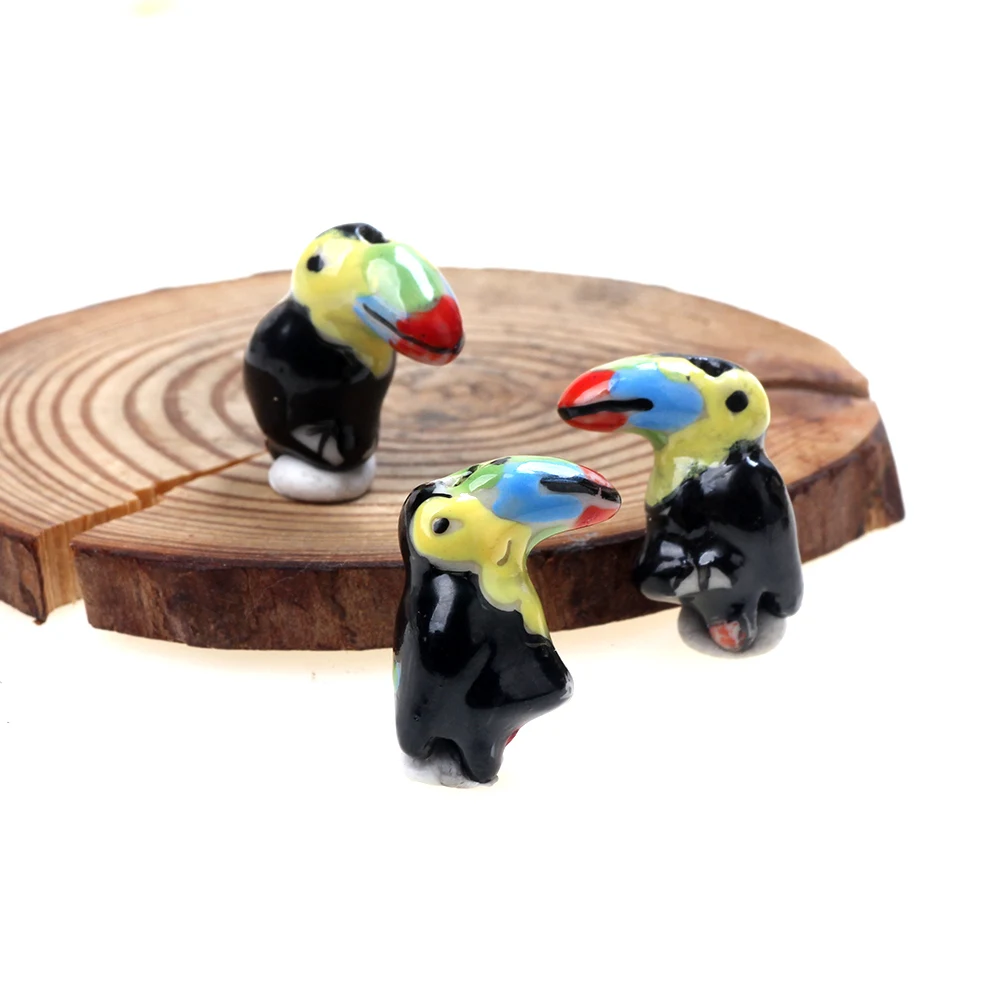 

3 шт./пакет, 22 мм, милый керамический большой рот, птица-рогконос, сделай сам, материал ручной работы, браслет, ожерелье, ювелирные изделия, свободные аксессуары из бисера